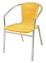 Rattan aluminum-pipe chair, leisure chair