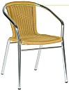 Rattan aluminum-pipe chair, leisure chair, outdoor chair, rattan chair