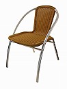 Rattan aluminum-pipe chair, leisure chair, outdoor chair, rattan chair