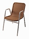 Rattan aluminum-pipe chair, leisure chair, outdoor chair, rattan chair,dining chair