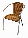 Rattan aluminum-pipe chair, leisure chair, outdoor chair, rattan chair