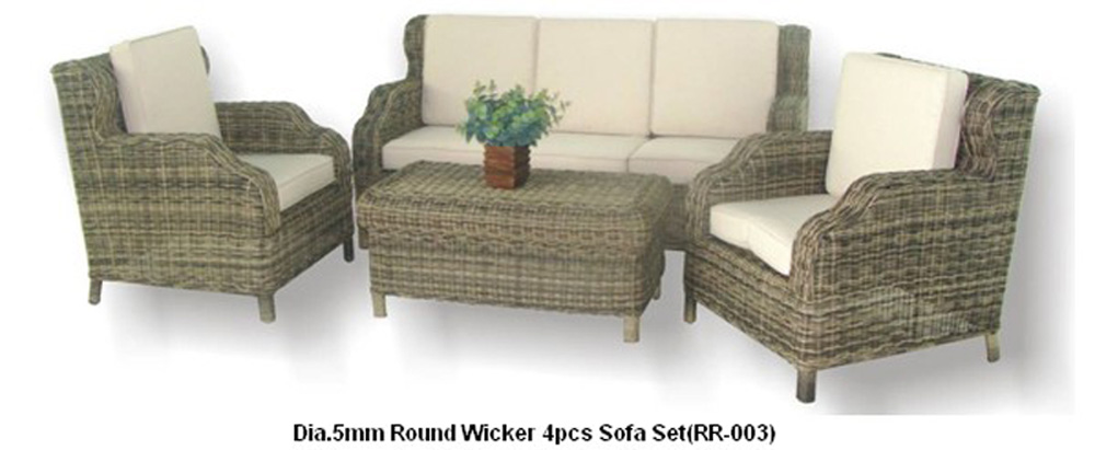 Rattan sofa set