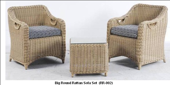 Rattan sofa set