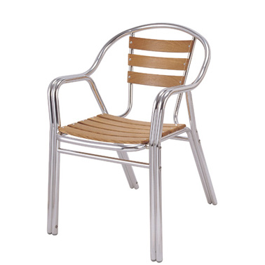 Wooden aluminum-pipe Chair