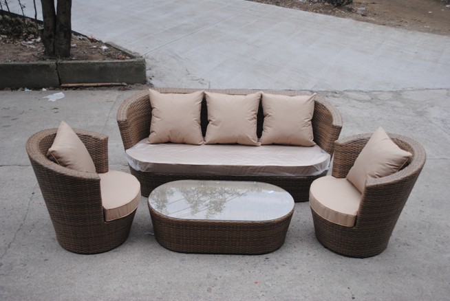 Rattan sofa set