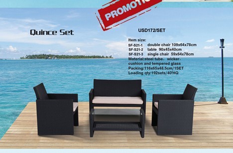 Rattan sofa set